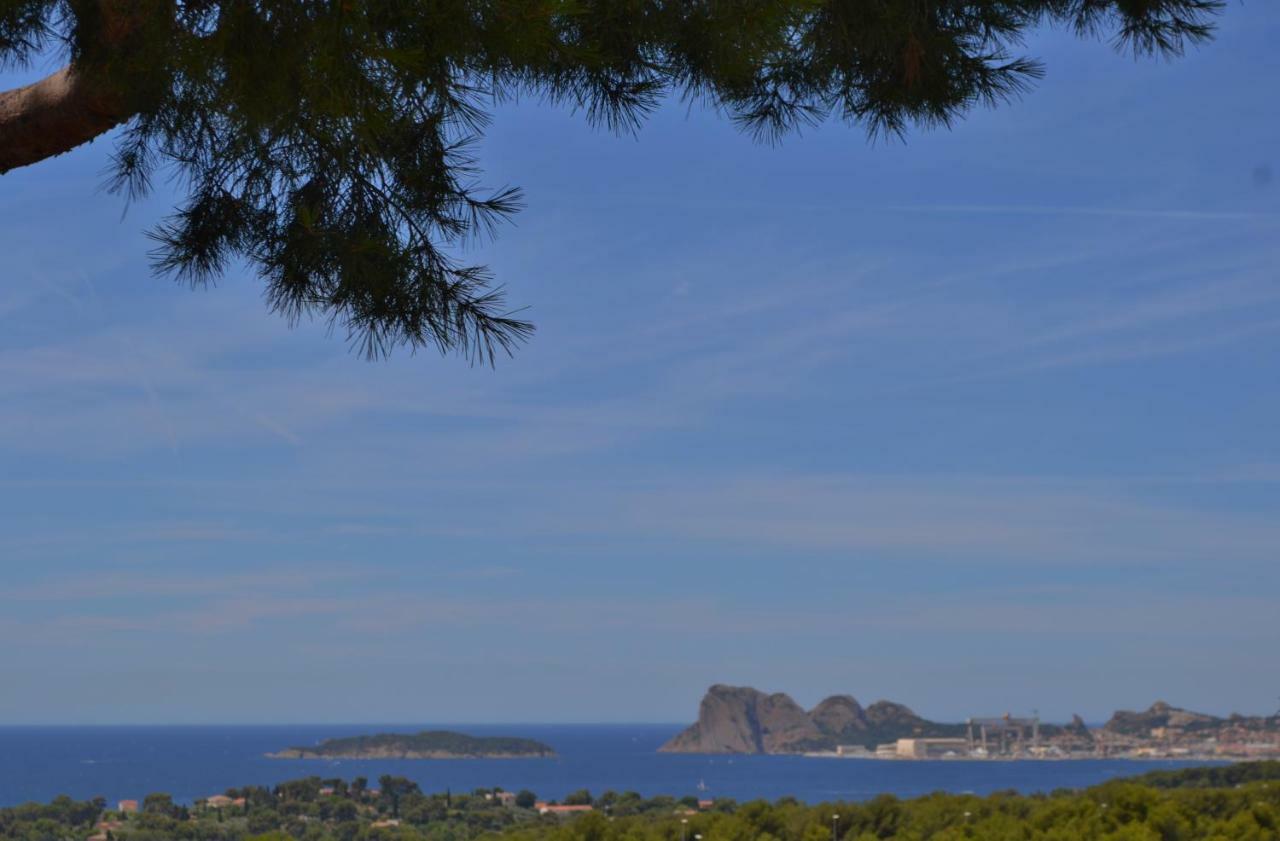 Gite Vue Mer La Cadiere-d'Azur Zewnętrze zdjęcie